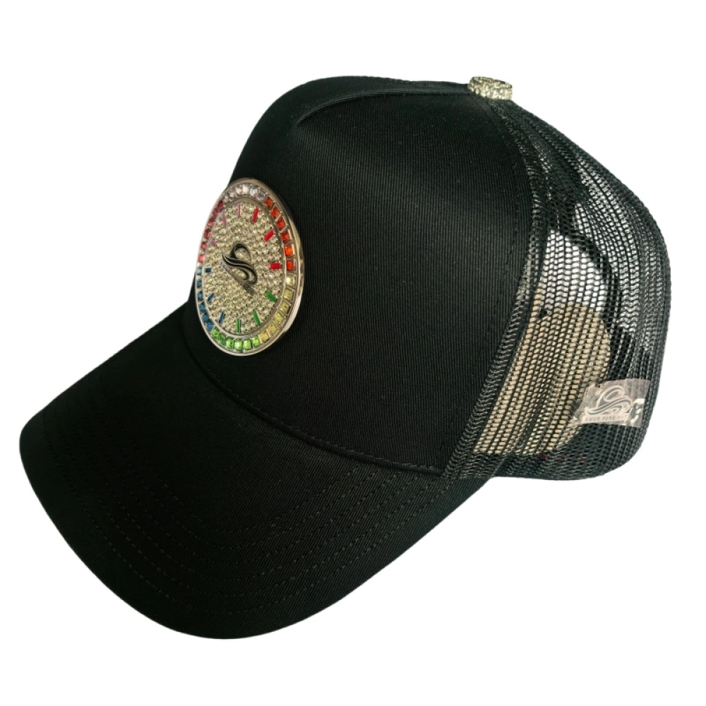 Custom Metal Logo Baseball Caps 3D Embroidery