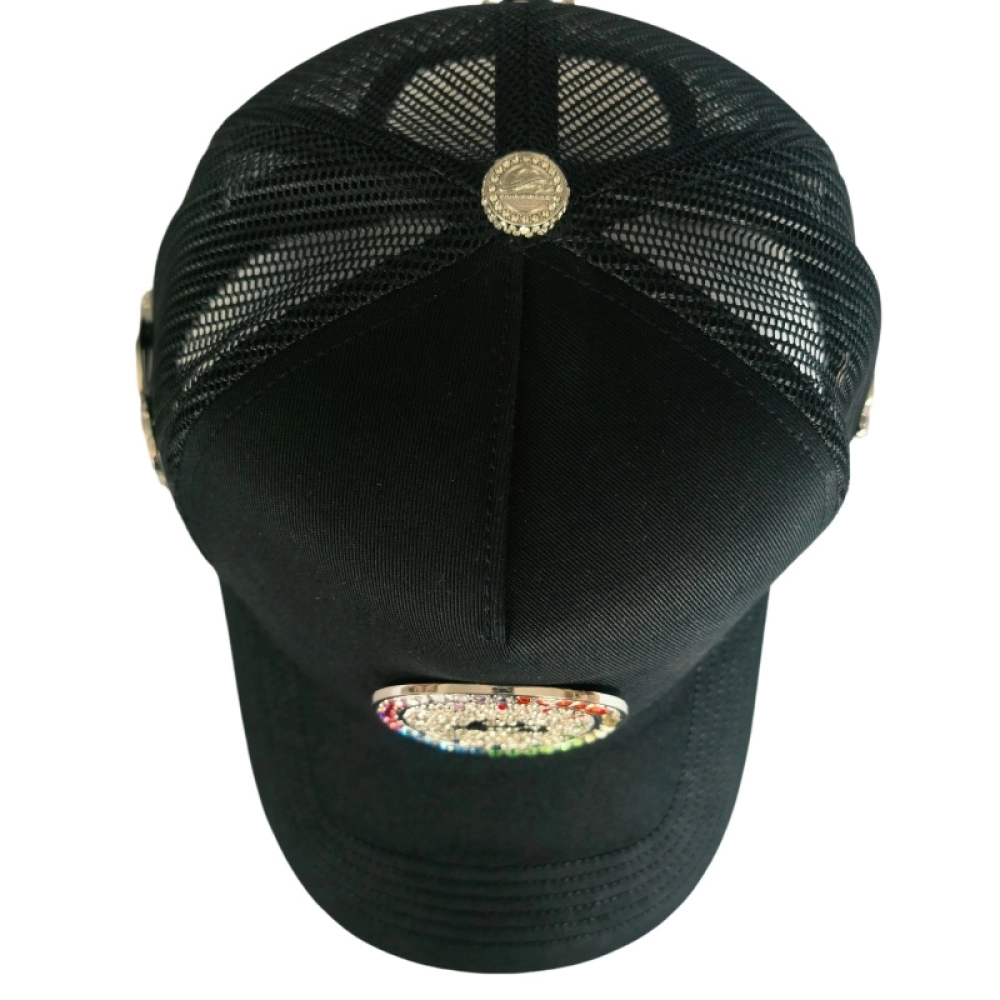 Custom Metal Logo Baseball Caps 3D Embroidery