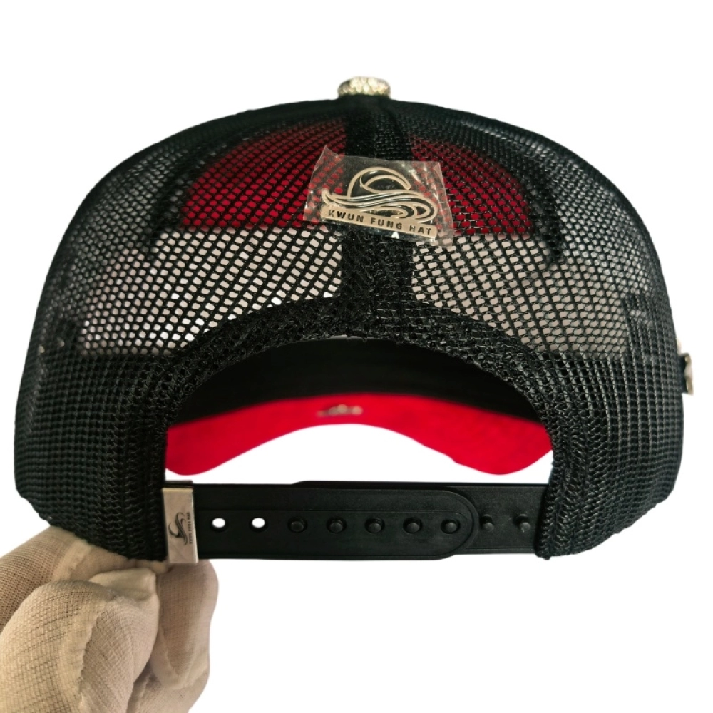 Custom Metal Logo Baseball Caps 3D Embroidery