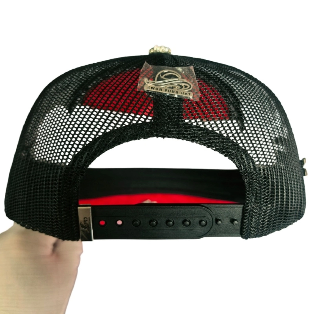 Custom Metal Logo Baseball Caps 3D Embroidery