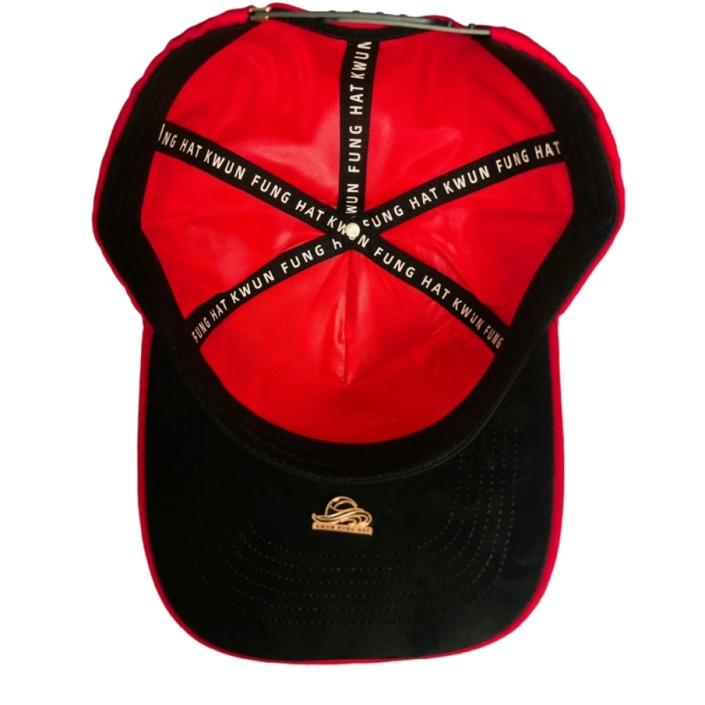 Rhinestone Metal Badge Red Baseball Caps HotFitted