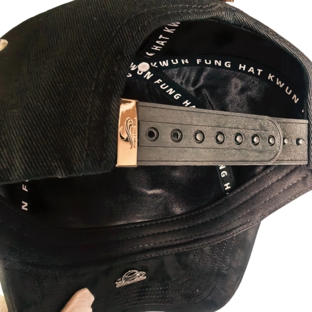 Black Nickel Metal badge Caps Rhinestone hotfixed and Inserted into the badges