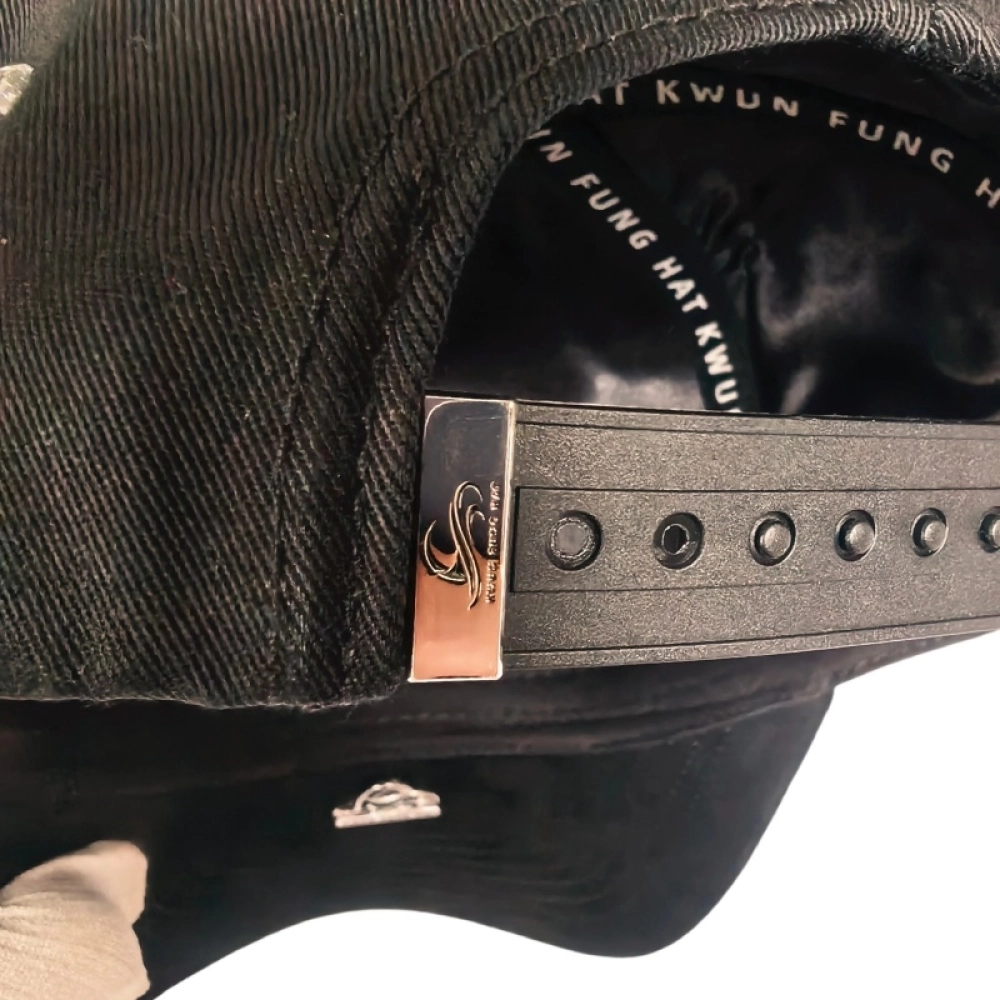Genuine Silver Plated Metal badge caps Full Metal patches and Rhinestone into the caps