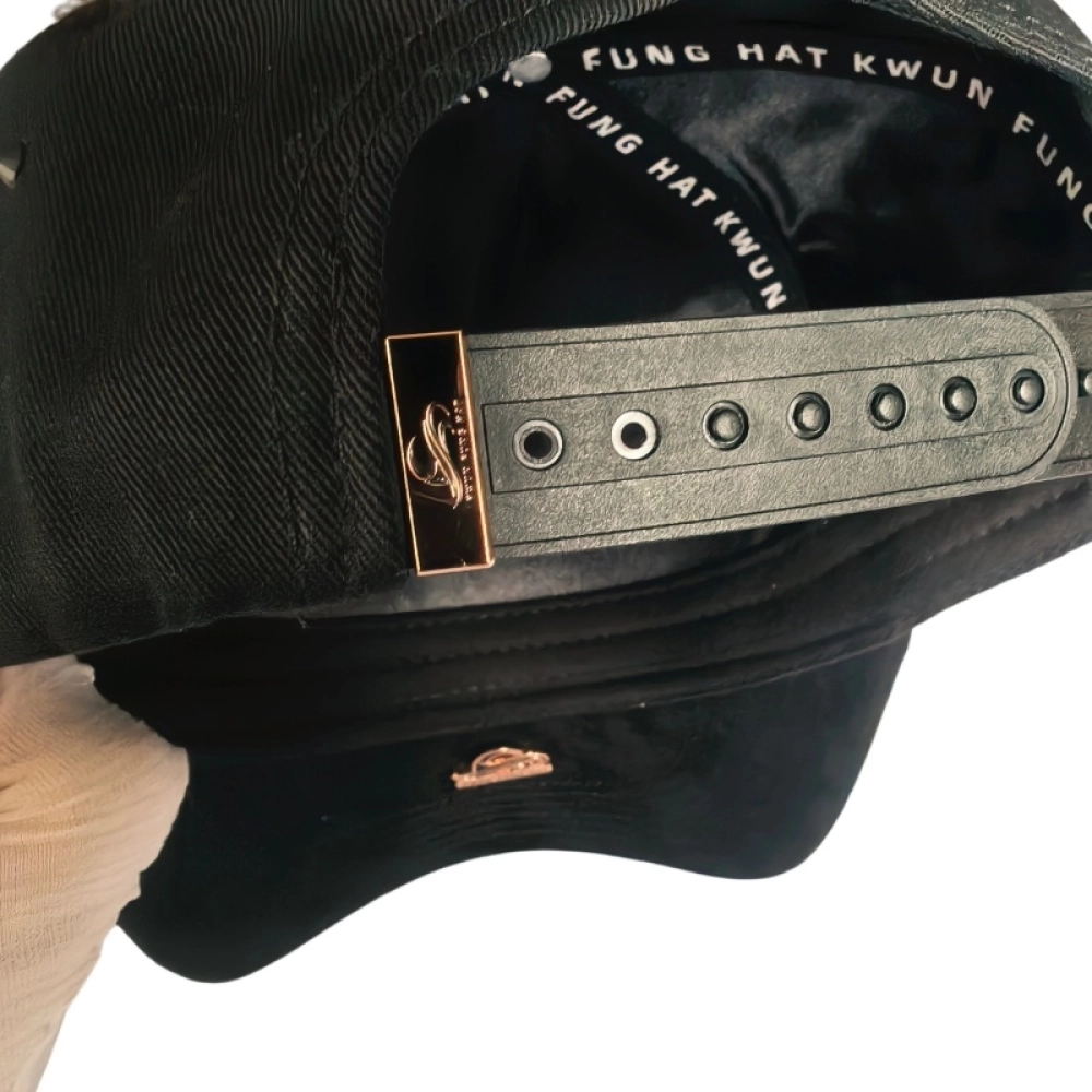 Custom MetalLogo Embroidered Snackback Caps Rhinestone high quality requirement.