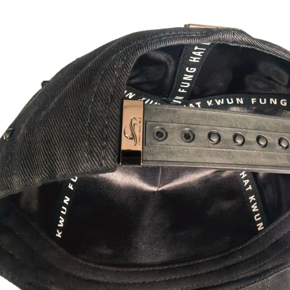 Matt Black Nickel Plated Metal badge caps or snapback Rhinestone Hats Available