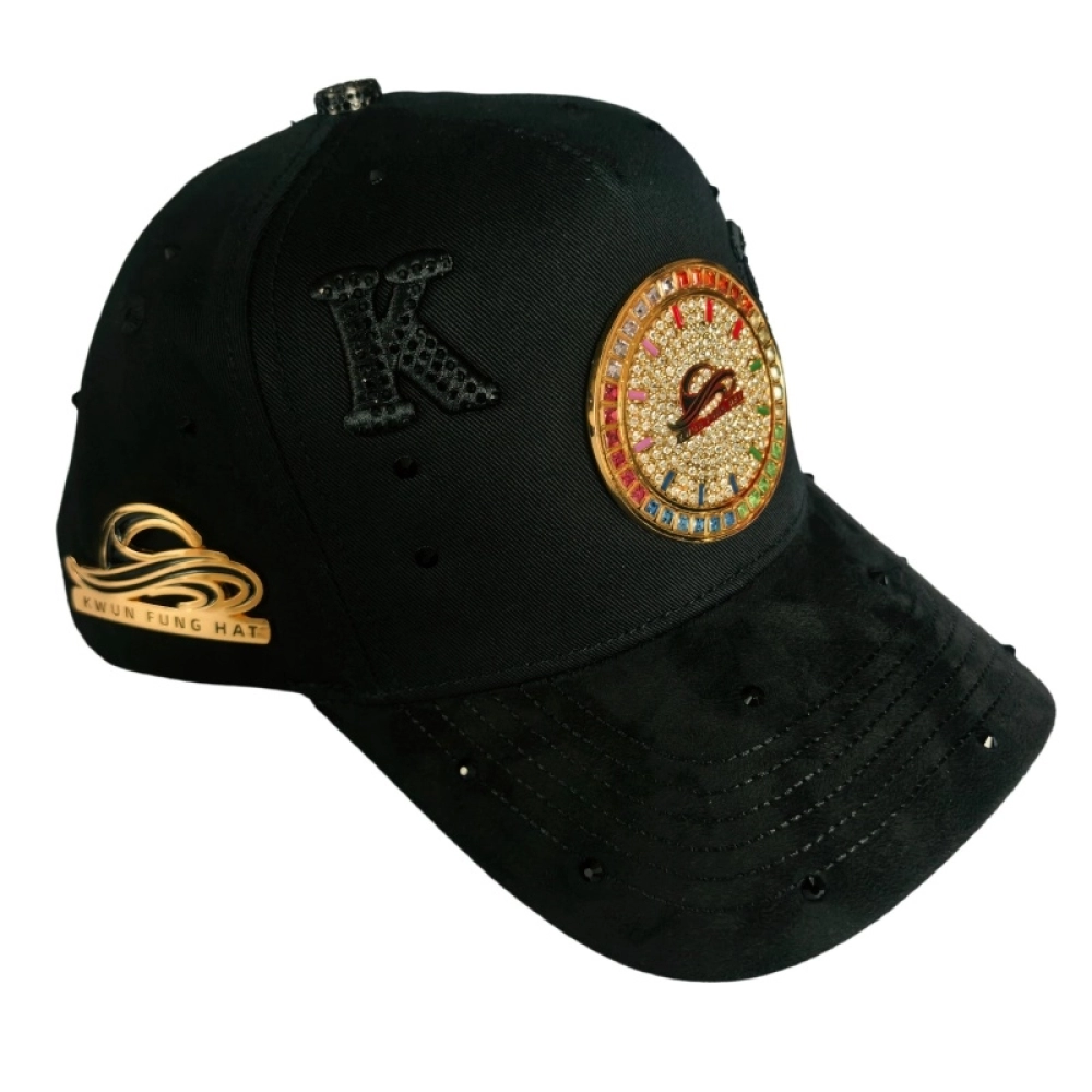 Geniune Gold Plated Certified Metal Badge Caps and Rhinestone Hats Available